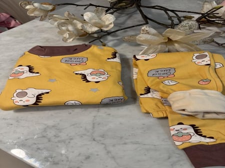 بجامة للجنسين مبطن (شتوي)