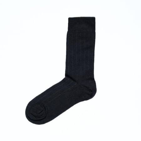 زوج جوارب رسمية مخطط لون أسود