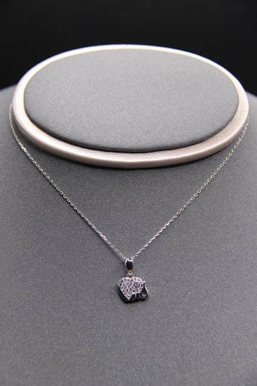 شوكر قلب فضة 925