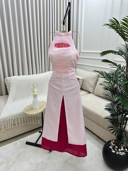 فستان سهرة لي فاشن