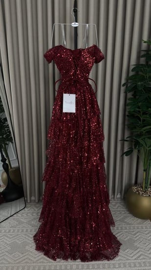 فستان سهرة طبقات أوف شولدر