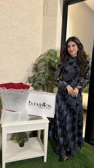 طقم سهرة منفصل بلوزه وتنورة