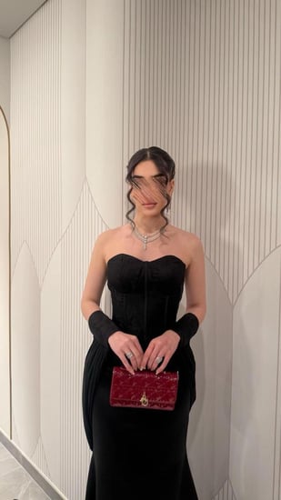 فستان سهرة تفته استرتش كورسيه دانتيل