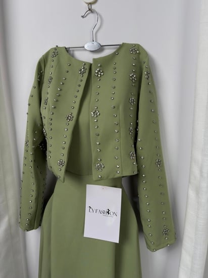 فستان ناعم معا جاكت