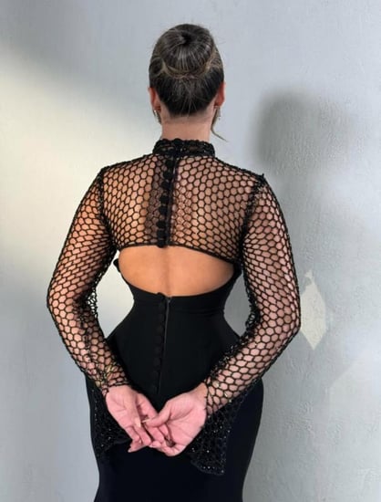 فستان سهرة أسود باربي اصلي