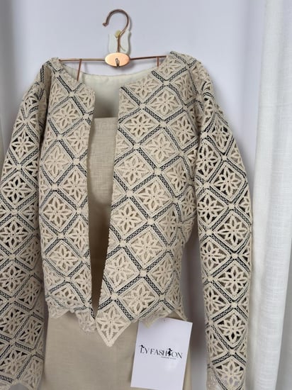 فستان ناعم معا جاكت