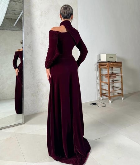 فستان سهرة جوخ