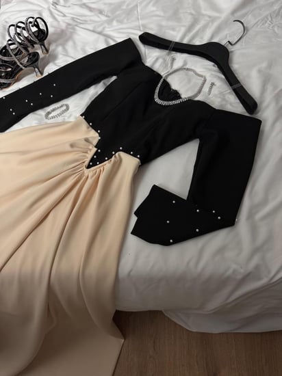 فستان باربي مطرز لولو