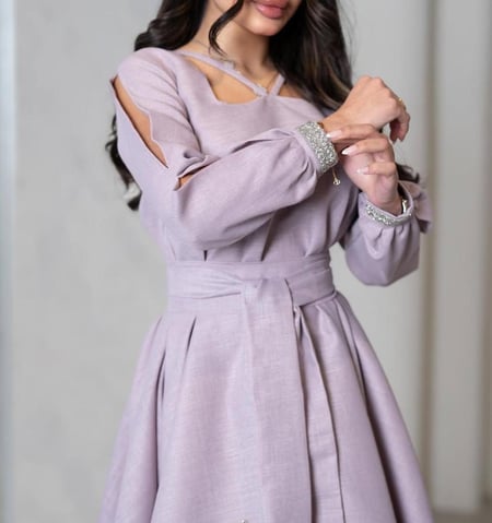 فستان سهرة ناعم