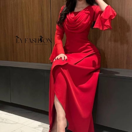 فستان سهرة لي فاشن