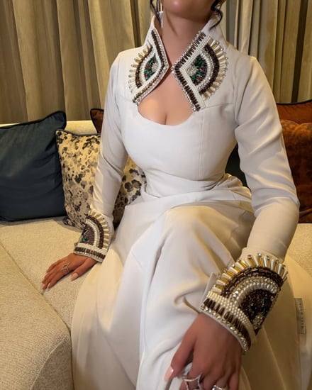 فستان سهره بأكمام طويلة