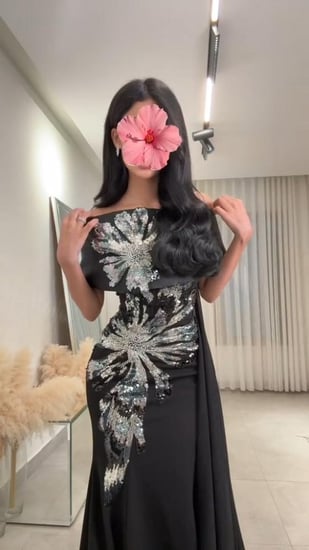 فستان سهرة باربي تطريز فخم