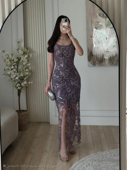 فستان سهرة مشجر مبطن باربي