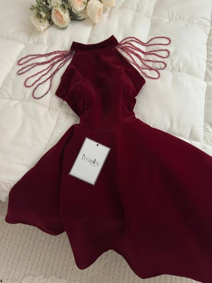 فستان سهرة عودي فخم