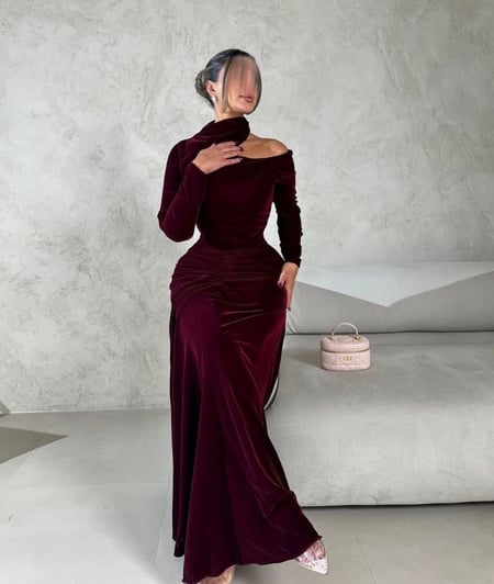 فستان سهرة جوخ