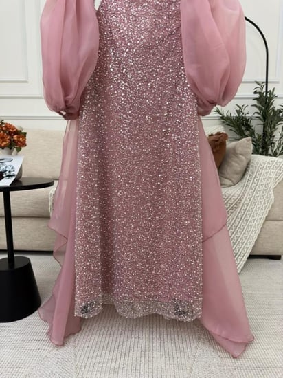 فستان سهرة لي فاشن