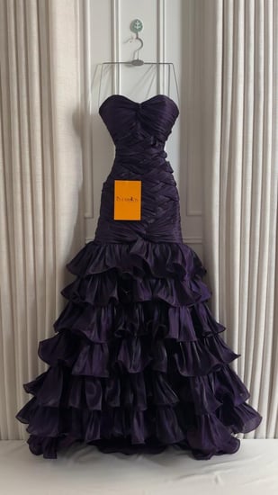 فستان سهرة طبقات فاخر