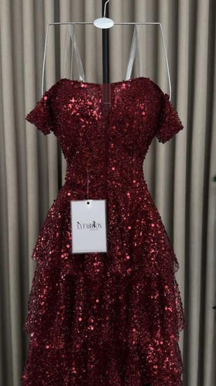 فستان سهرة طبقات أوف شولدر