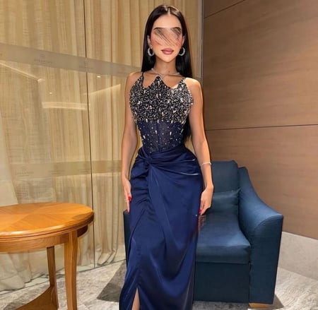 فستان سهرة لي فاشن