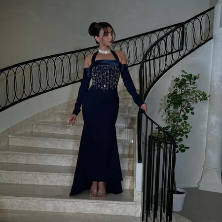 فستان سهرة لي فاشن