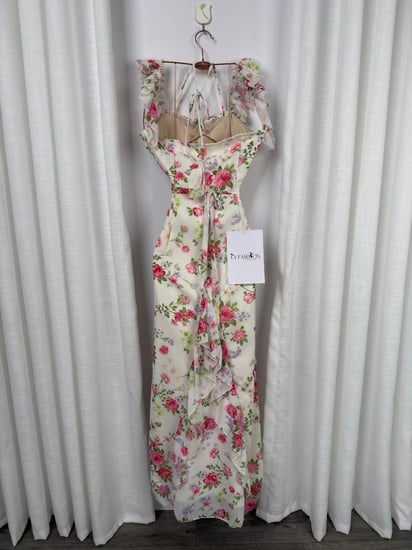 فستان ناعم مورد فخم