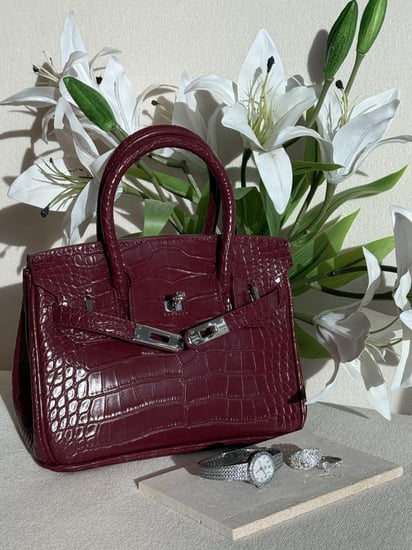 بيركن جلد – لون واحد 20 سم