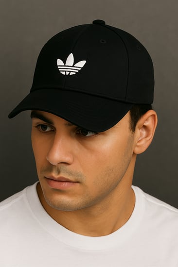 كاب اديداس باللون الأسود