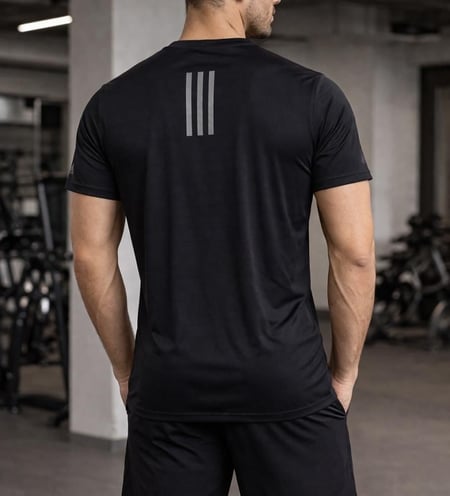 تيشيرت اديداس باللون الأسود