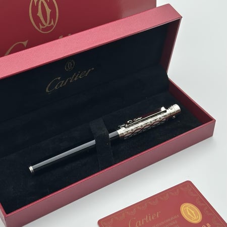 قلم كارتير اسود وفضي 1