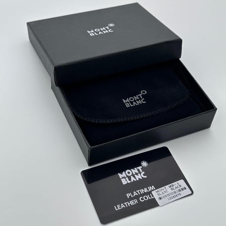 محفظة مونت بلانك بني