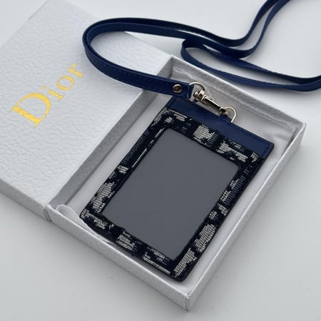 حامل بطاقات عمل ديور كحلي