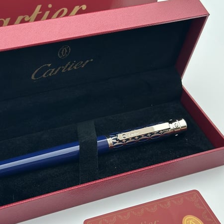 قلم كارتير كحلي كامل