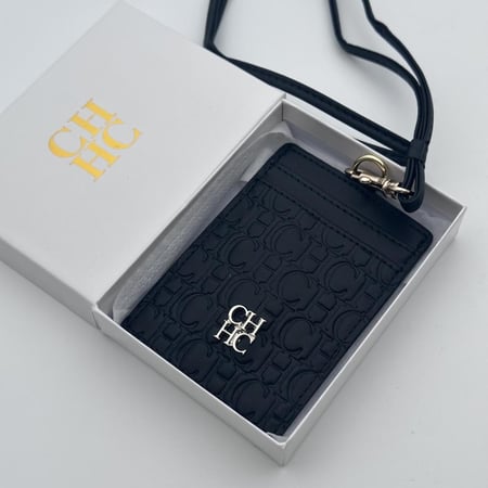 حامل بطاقات عمل CH اسود