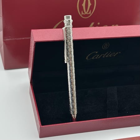 قلم كارتير فضي كامل