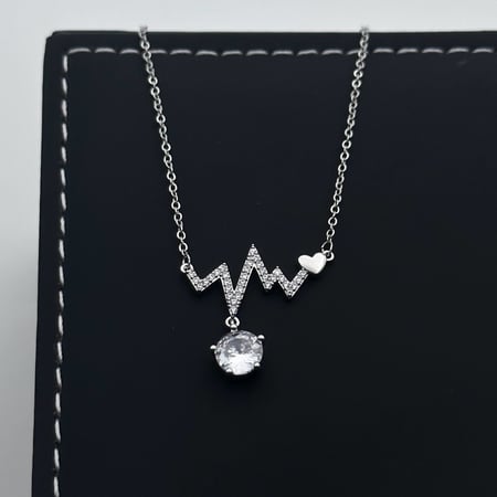 سلسال النبض ستيل فضي