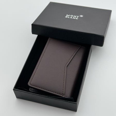 محفظة مونت بلانك بني