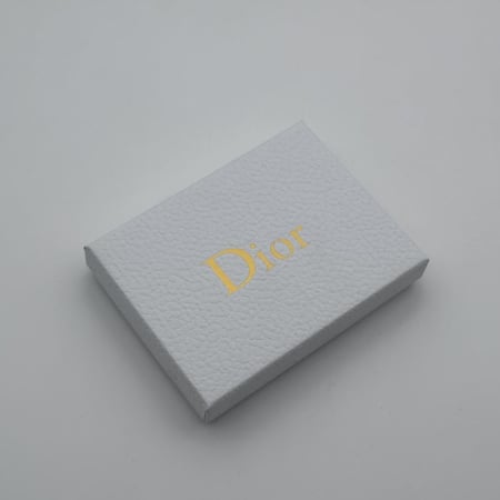 حامل بطاقات عمل ديور رمادي