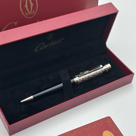 قلم كارتير اسود وفضي 1
