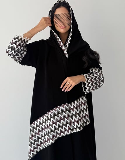 عباية كريب إندونيسي بتدخيلة دانتيل مشجرة