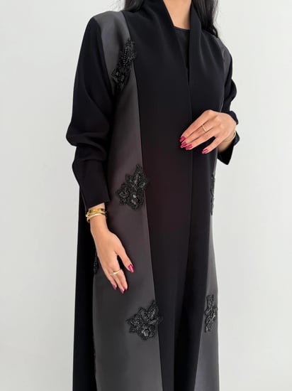 اريج | بقماش الكريب الاندونيسي كلوش وتدخيلة ميكادو مع كلفة شك