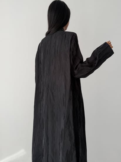 الريم | بقماش حرير ياباني مشجر اسود