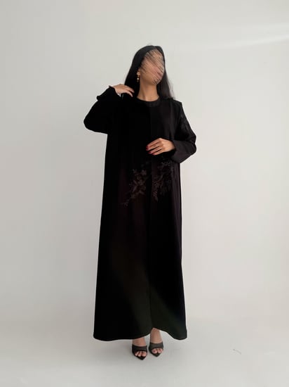 عباية صيفية كريب إندونيسي بتطريز