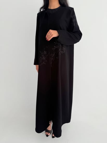 عباية صيفية كريب إندونيسي بتطريز