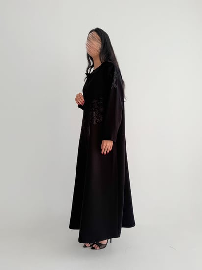 عباية صيفية كريب إندونيسي بتطريز