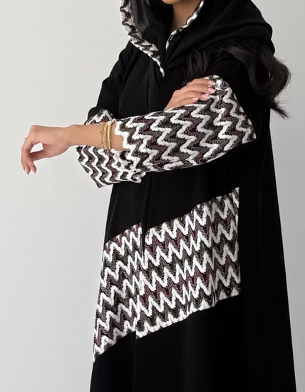 عباية كريب إندونيسي بتدخيلة دانتيل مشجرة