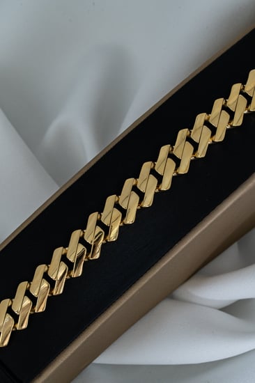 سوارة موناكو إيطالي باقيت – ذهب عيار 18