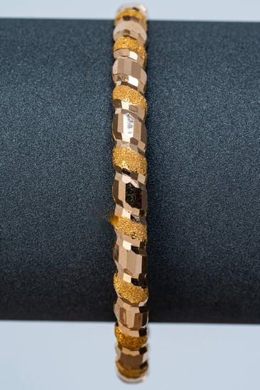 بناجر مبروم مطفي لماع مصندق – ذهب عيار 21