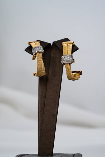 طقم حرير إيطالي 3 أدوار - ذهب عيار 18