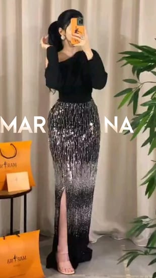 فستان ماريا (فستان ون شولدر)