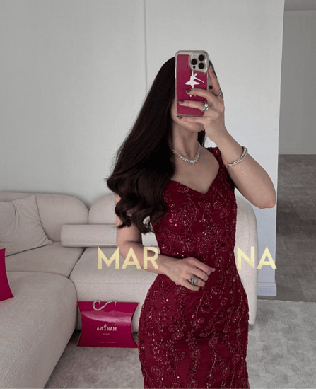 فستان بيان (فستان عودي كلفه شك سهره)